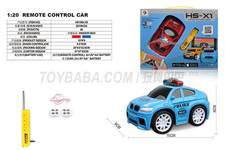 四通1：20Q版宝马X6警车APP礼品盒