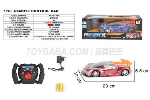 Four-way 1:18 Bugatti simulation car window box (including electricity)