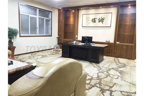 Office reception of rubber lining toy processing factory