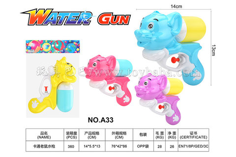 Cartoon Mouse Water Gun-English