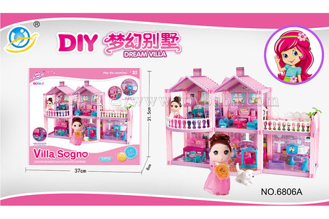 DIY Dream Villa Children's House Toys