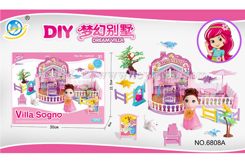 DIY Dream Villa Children's House Toys