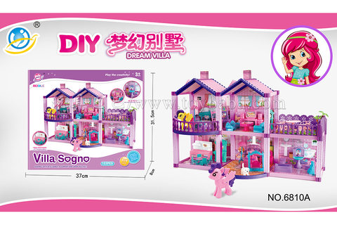 DIY Dream Villa Children's House Toys