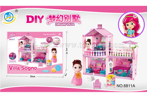 DIY Dream Villa Children's House Toys
