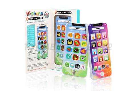 English learning toy rechargeable mobile phone (blue, purple)