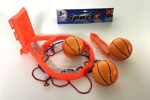 2-in-1 bathroom basketball (with PU ball)
