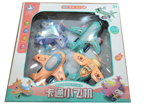 4 cartoon aircraft models   Mixed gift box