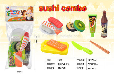Food toys sushi tableware house toys