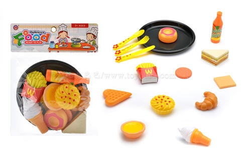 Food toys, breakfast tableware, house toys