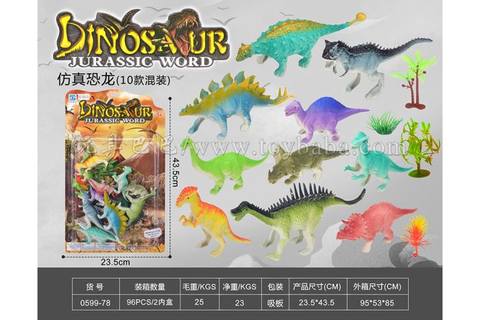 simulated dinosaur