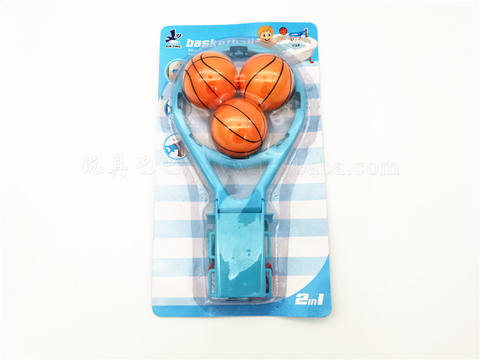 2-in-1 bathroom basketball