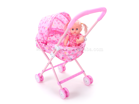 Baby sunshade trolley +12-inch doll