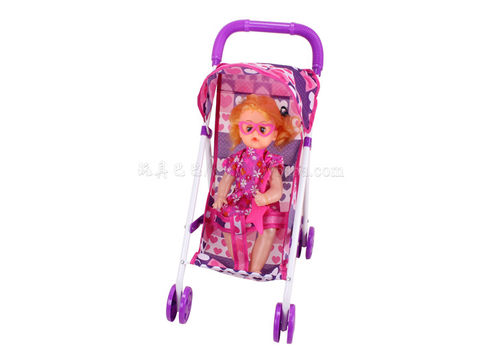14 Doll + Baby Shade Cart (Iron)