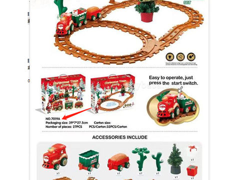 Christmas-themed Thomas Railcar