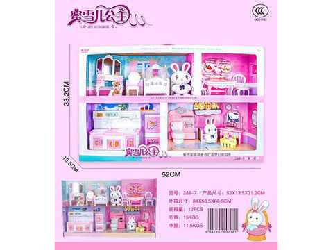 Rabbit Dream Fashion Home Set Playing House Toys