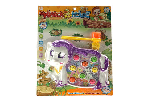 Horse-beating-mole electric toy