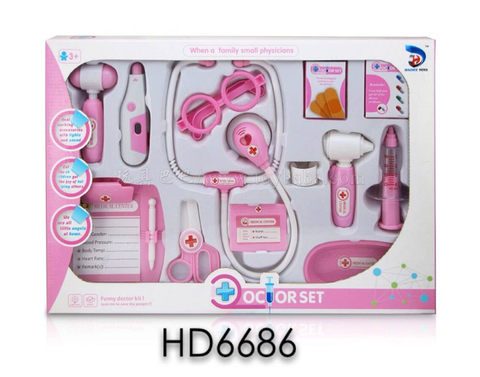 Medical equipment, women's style assembly, 14PCS medical equipment, toys, toys from house to house. Sound. AG10*6)
