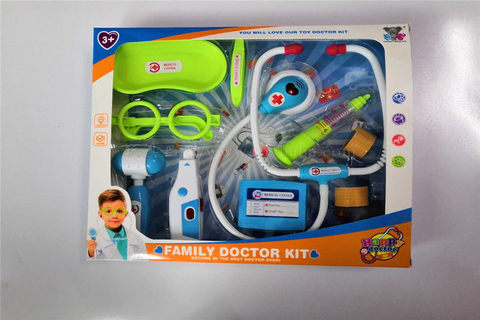 Medical Equipment Men's Assembled 10PCS Medical Equipment Toys Family Toys (Lighting. voice. Package power AG10 *4)