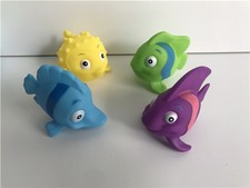 四款搪胶鱼 公仔玩具