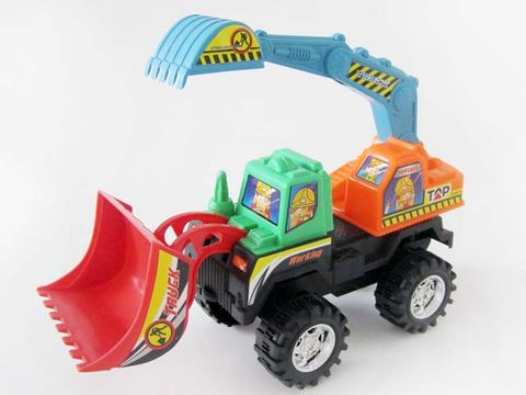Solid color inertial engineering vehicle