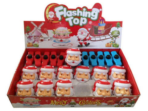 Santa Claus top with flashing music (with red light)