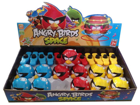 Angry Birds Top with flashing music (with red light)