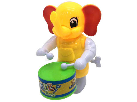 Chain up, drum drums, elephant