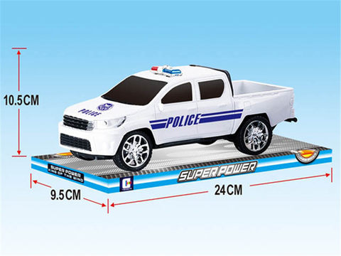 Double-row new pickup truck inertia police car