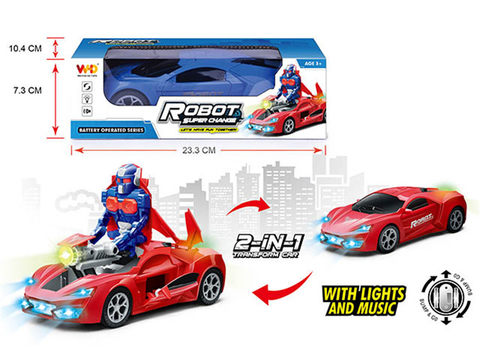 Electric simulation transformation vehicle