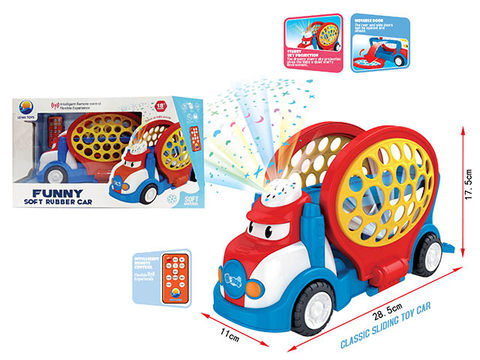Baby early education soft rubber cart