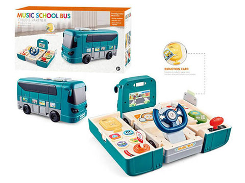Electric music ever-changing school bus