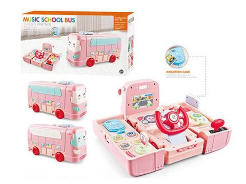 Electric music ever-changing school bus