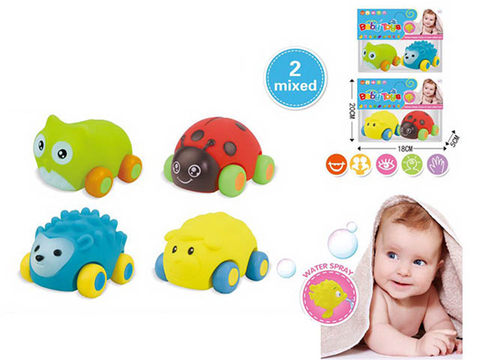 Rubber lined toys (2 packs)