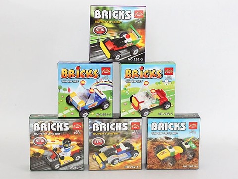Building block toys, educational intelligence assembling self-assembling toys