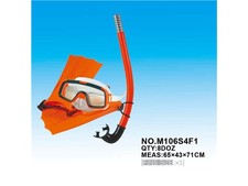 游泳鞋 蛙鞋 镜管鞋  游泳体育用品 夏日玩具
