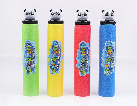 Panda 27cm round water cannon (diameter 5cm) water pump gun toy