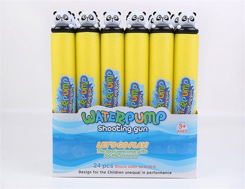 Panda 35cm round water cannon (diameter 5cm) water pump gun toy