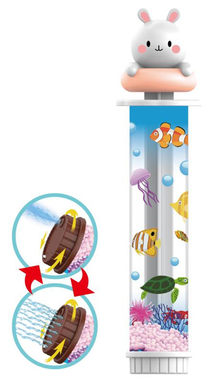 Bathing cartoon water gun toy white rabbit water pump gun toy