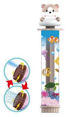 Bathing cartoon squirrel water gun toy