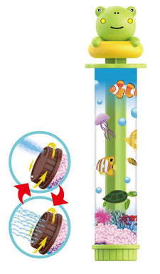 Bathing cartoon water gun toy frog water pump gun toy