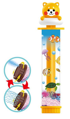 Bathing cartoon squirt gun toy puppy squirt gun toy