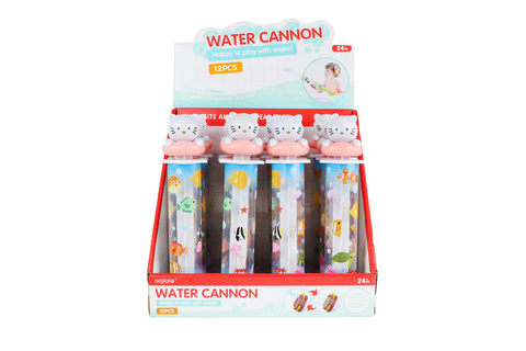 Bathing cartoon squirt gun toy white cat squirt gun toy