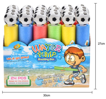 Light football 27cm water cannon (diameter 5cm) water pump gun