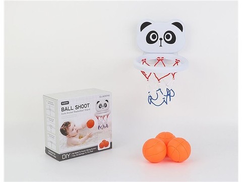 Bathroom basketball frame panda (3 balls)