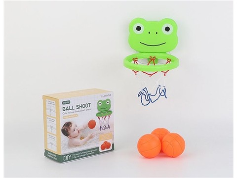 Bathroom basketball frame frog (3 balls)