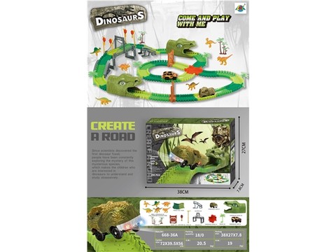 Dinosaur electric rail car