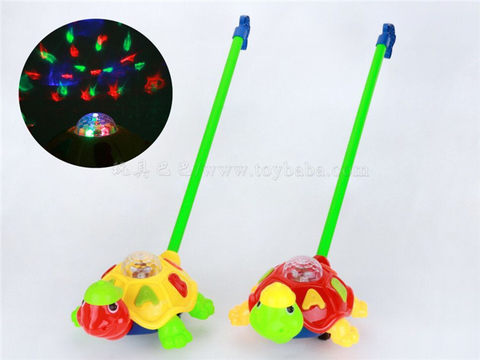 Push turtle with hand push toy with hand
