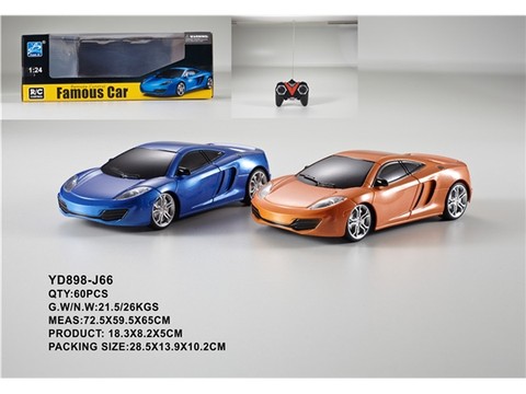 1:24 four-way remote control car (excluding electricity)