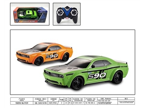 1:24 four-way remote control car (excluding electricity)