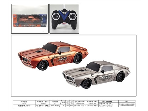 1:18 four-way retro Pontiac remote control car (excluding electricity) remote control car toy
